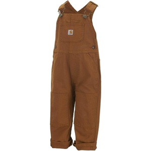 Carhartt Kid’s CM8609 Loose Fit Canvas Bib Overall – Boys – 3 Months – Carhartt Brown