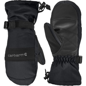 Carhartt Kid’s GL0845J Junior’s Waterproof Insulated Gauntlet Mitt(Black)