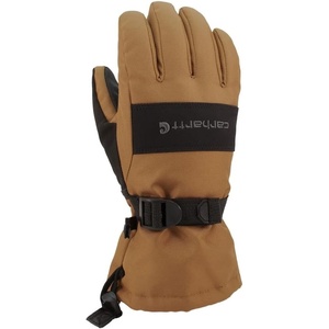 Carhartt Kids’ Waterproof Insulated Gauntlet Glove(Brown Black)
