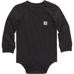 Carhartt Long-Sleeve Pocket Bodysuit(Caviar Black)