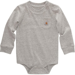 Carhartt Long-Sleeve Pocket Bodysuit(Grey Heather)