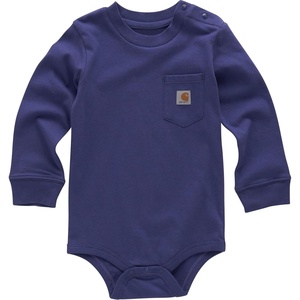 Carhartt Long-Sleeve Pocket Bodysuit(Navy Blue)