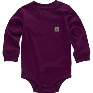 Carhartt Long-Sleeve Pocket Bodysuit(Plum Caspia)