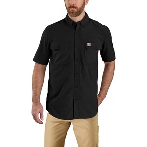 Carhartt Men’s 105292 Force® Relaxed Fit Lightweight Short Sleeve Shirt(Black)