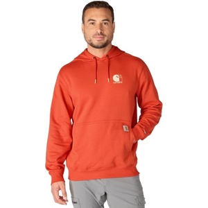 Carhartt Men’s 106655 Force® Relaxed Fit Lightweight Logo Graphic Sweat(Atomic Red)