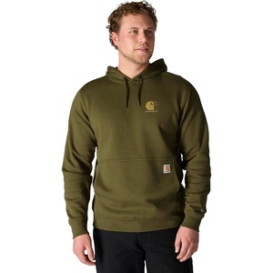 Carhartt Men’s 106655 Force® Relaxed Fit Lightweight Logo Graphic Sweat(Dark Bronzed Green)