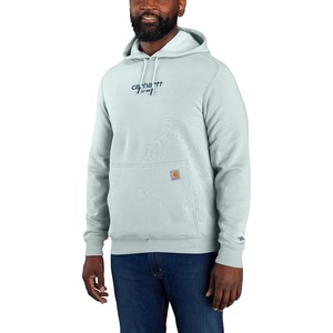 Carhartt Men’s 106655 Force® Relaxed Fit Lightweight Logo Graphic Sweat(Dew Drop)