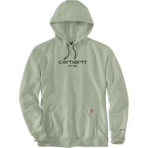 Carhartt Men’s 106655 Force® Relaxed Fit Lightweight Logo Graphic Sweat(Sage)