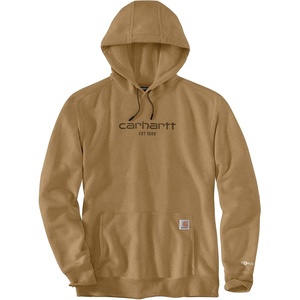 Carhartt Men’s 106655 Force® Relaxed Fit Lightweight Logo Graphic Sweat(Shaded Beach Heather)