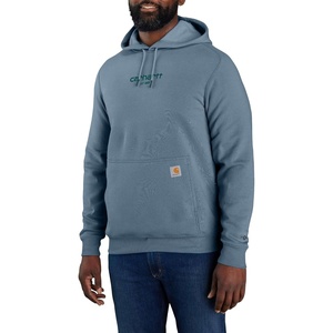 Carhartt Men’s 106655 Force® Relaxed Fit Lightweight Logo Graphic Sweat(Thundercloud)