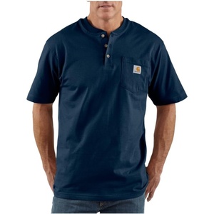 Carhartt Men’s Dearborn Loose Henley T-Shirt(Navy)