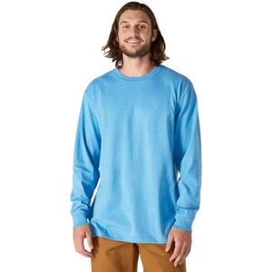 Carhartt Men’s Dearborn Loose LS Logo T-Shirt(Tranquil Blue)
