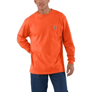 Carhartt Men’s Dearborn Loose LS T-Shirt(Brite Orange)
