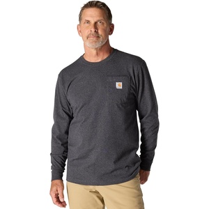 Carhartt Men’s Dearborn Loose LS T-Shirt(Carbon Heather)
