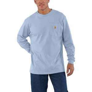 Carhartt Men’s Dearborn Loose LS T-Shirt(Fog Blue)