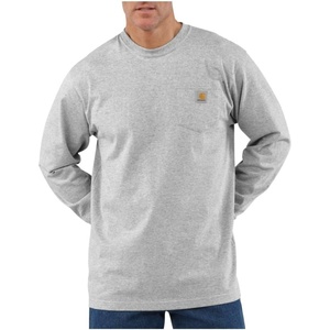 Carhartt Men’s Dearborn Loose LS T-Shirt(Heather Grey)