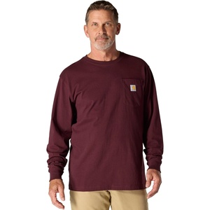 Carhartt Men’s Dearborn Loose LS T-Shirt(Port)