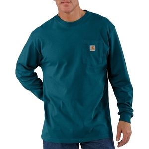 Carhartt Men’s Dearborn Loose LS T-Shirt(Stream Blue)