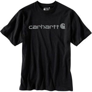 Carhartt Men’s Dearborn Loose Logo T-Shirt(Black/Gray)