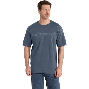 Carhartt Men’s Dearborn Loose Logo T-Shirt(Bluestone)