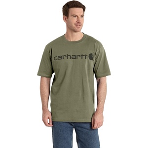 Carhartt Men’s Dearborn Loose Logo T-Shirt(Dusty Olive)