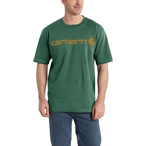 Carhartt Men’s Dearborn Loose Logo T-Shirt(Frosted Balsam Heather)