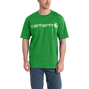 Carhartt Men’s Dearborn Loose Logo T-Shirt(Olive Green Heather)