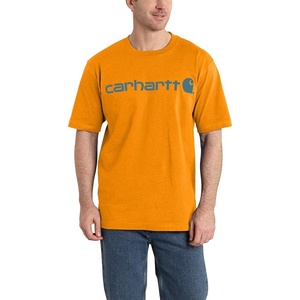 Carhartt Men’s Dearborn Loose Logo T-Shirt(Rust Heather)