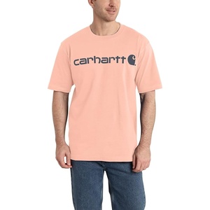 Carhartt Men’s Dearborn Loose Logo T-Shirt(Tropical Peach)