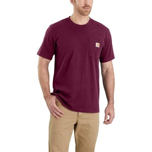 Carhartt Men’s Dearborn Relaxed Pocket T-Shirt(Port)
