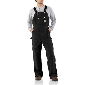 Carhartt Men’s Firm Duck Bib Overall(Black)
