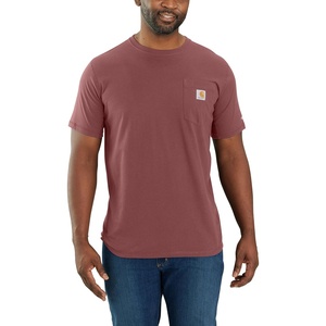 Carhartt Men’s Force Relaxed Fit Midweight Short-Sleeve Pocket T-Shirt(Apple Butter)