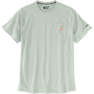 Carhartt Men’s Force Relaxed Fit Midweight Short-Sleeve Pocket T-Shirt(Smoked Teal)