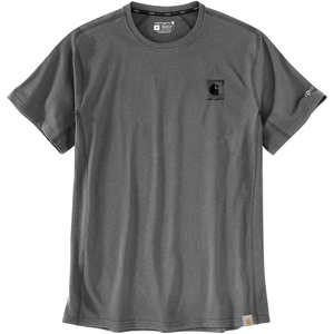 Carhartt Men’s Force Relaxed Logo T-Shirt(Carbon Heather)