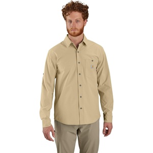 Carhartt Men’s Force Sun Defender Relaxed Fit Lightweight Long-Sleeve Shirt(Beach)