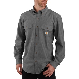 Carhartt Men’s Fort Loose LS Shirt(Black Chambray)