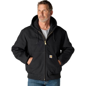 Carhartt Men’s Iconic J140 Firm Duck Active Jac(Black)