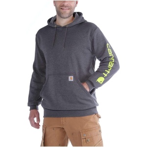 Carhartt Men’s Iconic K288 Logo Sweatshirt(Carbon Heather)
