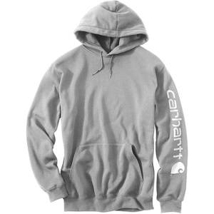 Carhartt Men’s Iconic K288 Logo Sweatshirt(Hthr Grey)