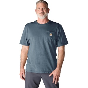 Carhartt Men’s Iconic K87 Pocket T-Shirt(Bluestone)