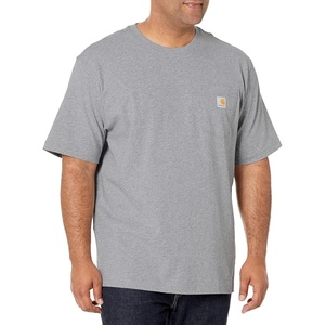 Carhartt Men’s Iconic K87 Pocket T-Shirt(Heather Grey)