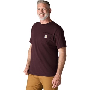 Carhartt Men’s Iconic K87 Pocket T-Shirt(Port)
