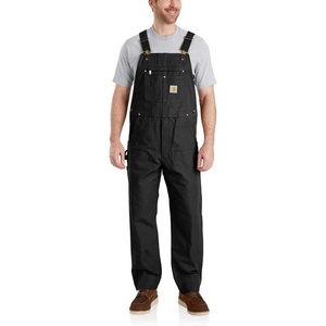 Carhartt Men’s Iconic R01 Duck Bib Overall(Black)