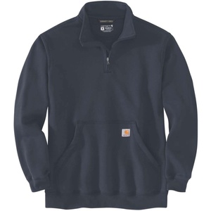 Carhartt Men’s Marquette 1/4-Zip Mock-Neck Sweatshirt(New Navy)