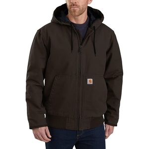 Carhartt Men’s Washed Duck Active Jac(Dark Brown)