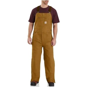Carhartt Men’s Washed Duck Insulated Bib Overall(Carhartt Brown)