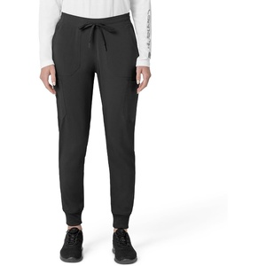 Carhartt Scrubs C53110 Women’s Force® Cross-Flex Modern Fit Cargo Jogge(Black)
