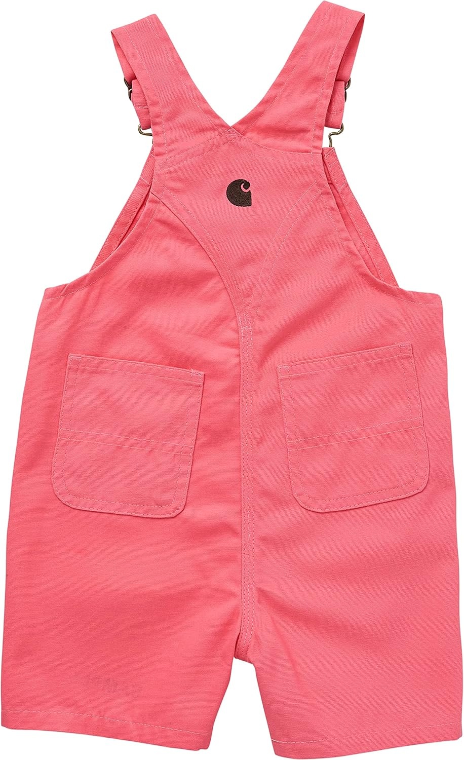 image:imageCarhartt Baby Boys Loose Fit Canvas ShortallPink Lemonade