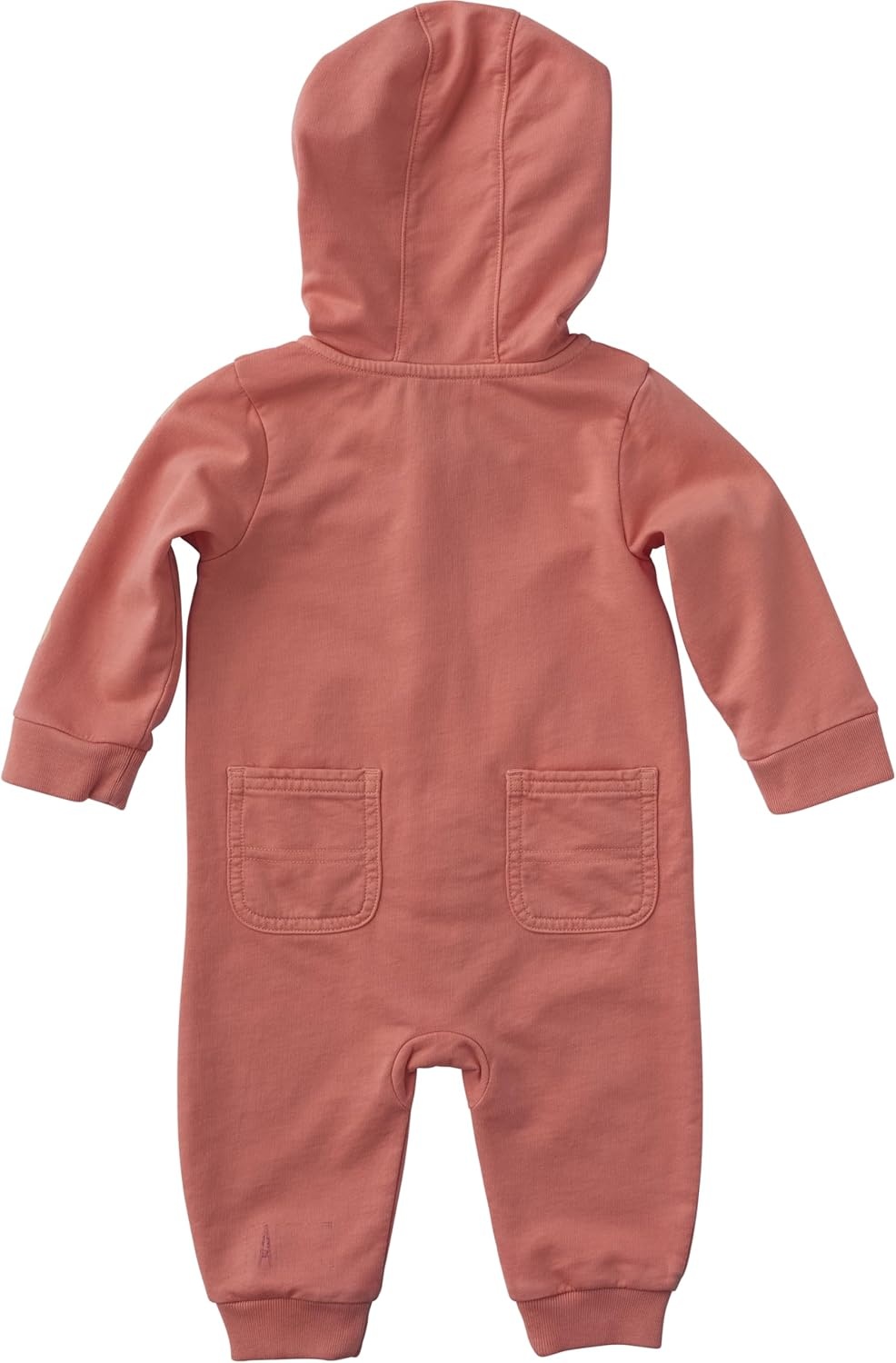 image:imageCarhartt Baby Long Sleeve ReEngineered Garment Dye Hooded CoverallPeach Pink