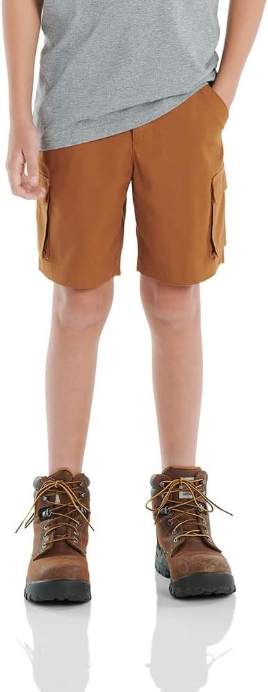 image:imageCarhartt Boys Canvas Cargo Work ShortCarhartt Brown